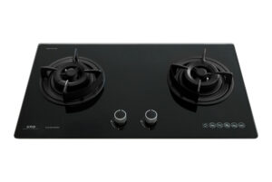 UNO 78cm 2-Burner Tempered Glass Hob