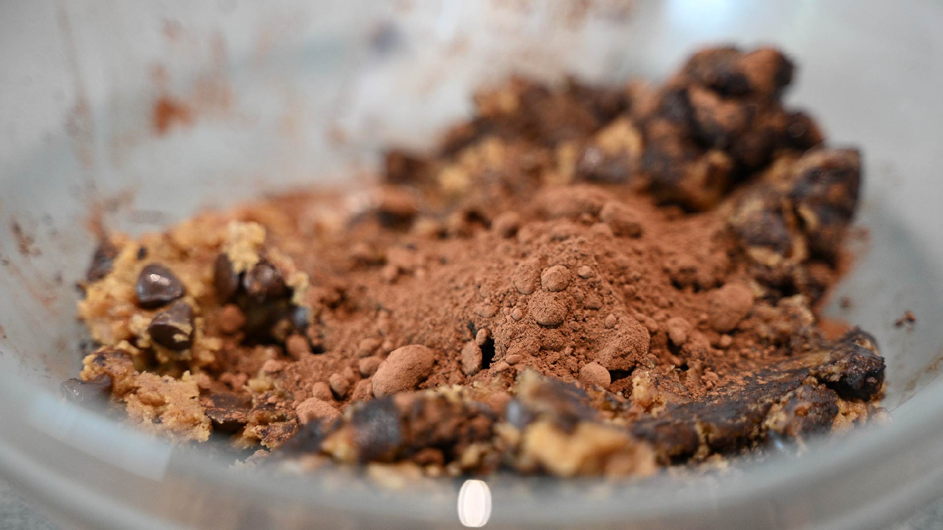 adding in cocoa powder